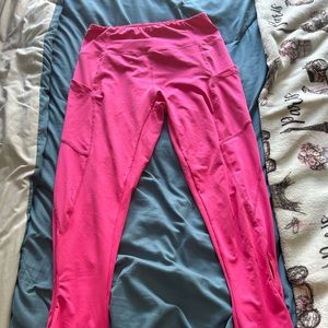 Hot pink leggings